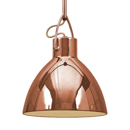 PENDENTE CLAP D 22CM X 33CM  1XE27 127V / 220V COBRE