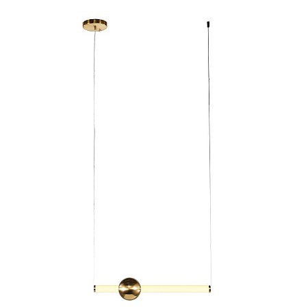 PENDENTE BOSSA NOVA DOURADO E BRANCO (D)12CM (A)60CM  1X10W 3000K 500LM