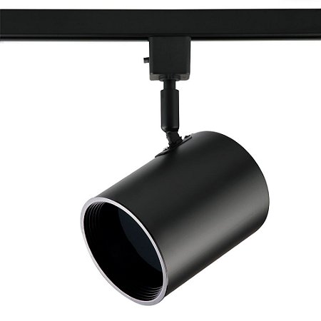 SPOT PARA TRILHO BEAM PRETO  1XGU10 AR70