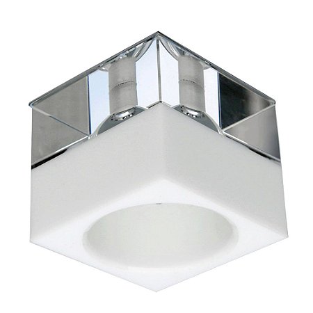SPOT EMBUTIDO QUAD CRISTAIS 1XDICROICA - BR/TR