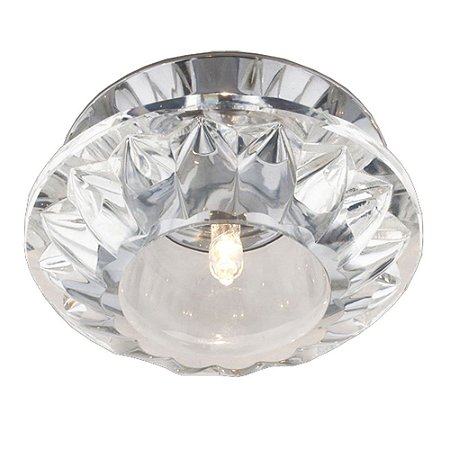 SPOT DE EMBUTIR SHINE D 10CM X 4CM  1XG9 127V / 220V CROMADO E TRANSP