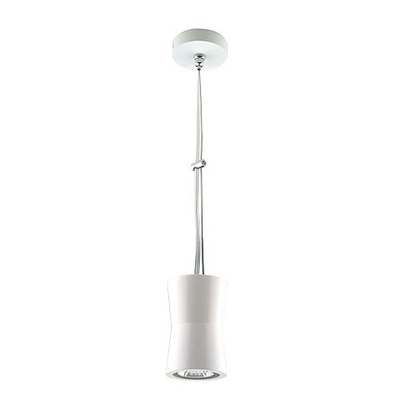 PENDENTE BELT D 7CM X 11CM  1XGU10 127V / 220V BRANCO