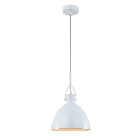 PENDENTE CLAP D 22CM X 33CM  1XE27 127V / 220V BRANCO