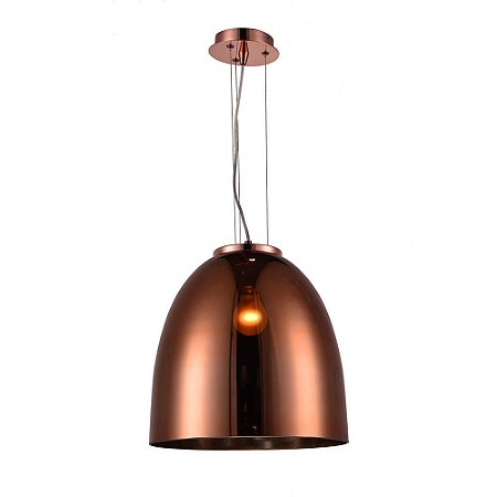 PENDENTE SONG D 40CM X 40CM  1XE27 127V / 220V COBRE