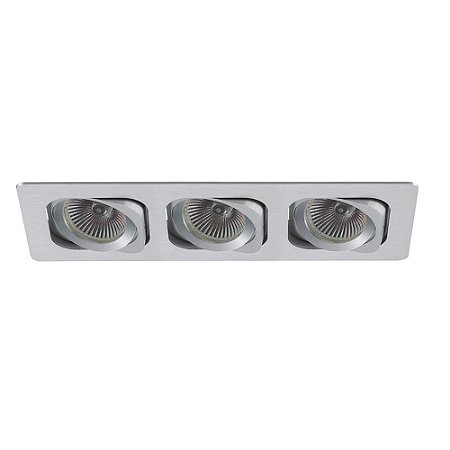 SPOT DE EMBUTIR MONET 9,5CM X 25,5CM X 2,5CM  2XGU10 127V / 220V BRANCO