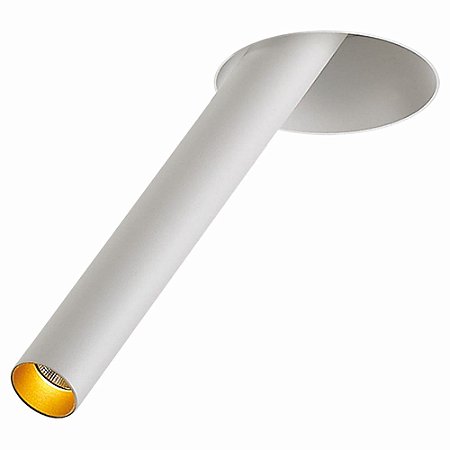 SPOT DE EMBUTIR ARKITEK D 11CM X 25CM  1 X LED 8W 127V / 220V BRANCO