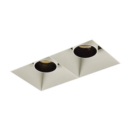 SPOT DE EMBUTIR ARKITEK 16CM X 8CM X 11CM  2 X LED 9W 127V / 220V BRANCO