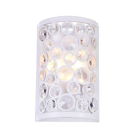 ARANDELA CHAMP 18CM X 28CM X 10CM  2XE14 127V / 220V OURO VELHO E TRANSP