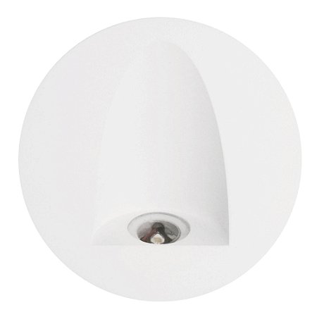 BALIZADOR RISU D 11CM X 3,5CM  1 X LED 3W 127V / 220V BRANCO