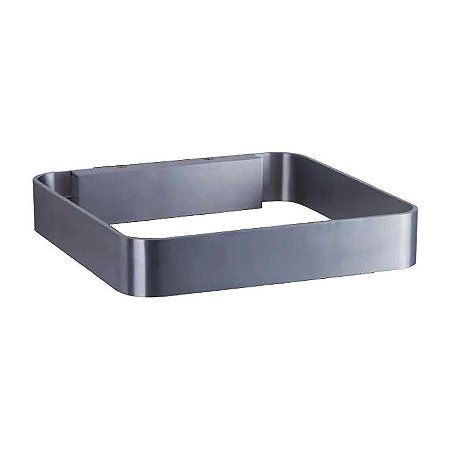 ARANDELA ALUMINIO 28CM X 28,5CM X 5CM  1 X LED 6W 127V / 220V PRATA