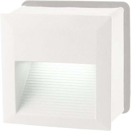 BALIZADOR DASH 9CM X 12,5CM X 12,5CM  1 X LED 6W 127V / 220V BRANCO