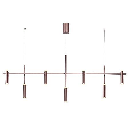 PENDENTE ARCHI BRONZE  (C)174CM (L)16CM (A)70CM  7X7W 3000K 3640LM