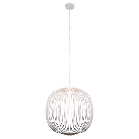PENDENTE ARAL BRANCO   (D)53CM (A)55CM  2X4W 3000K 900LM