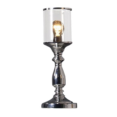 ABAJUR TIN D 15CM X 42CM  1XE27 127V / 220V COBRE E TRANSP