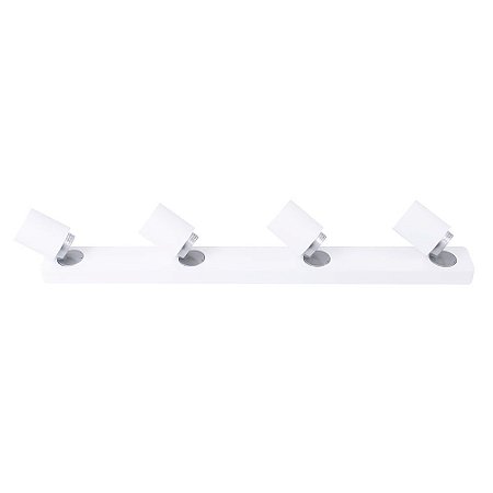 SPOT DE SOBREPOR SPIN 76CM X 7CM X 12,5CM  4XGU10 127V / 220V BRANCO