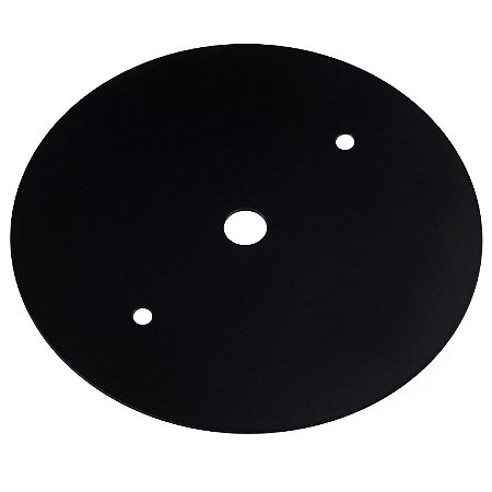 ACESSORIO DOWNLIGHT D 11CM X 0,2CM  PRETO TAMPA CEGA