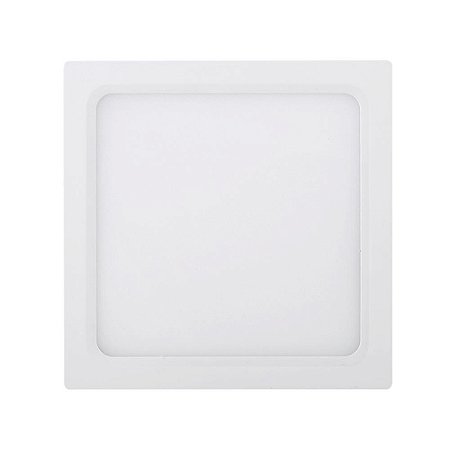 PLAFON DE SOBREPOR SMART ABS 16,1CM X 16,1CM X 3,6CM 12W 6500 K LED BRANCO