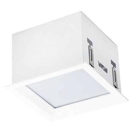 PLAFON TEC RET 17CM X 17CM X 12CM 3000 K LED BRANCO