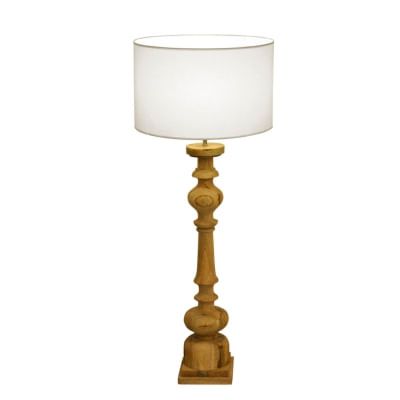 COLUNA AGRA D 20CM X 103CM  1XE27 127V / 220V NATURAL