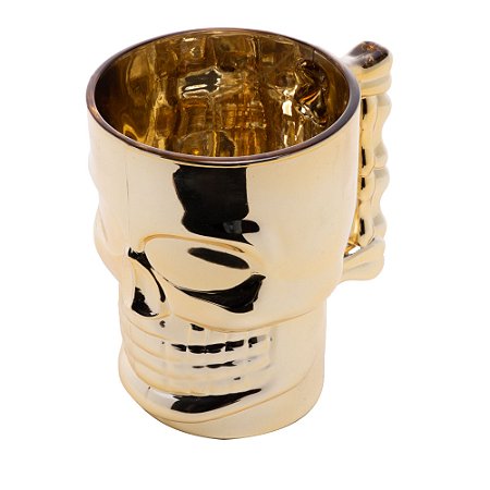 CANECA P/CHOPP CERVEJA VIDRO SODO-CÁLCICO CAVEIRA 510ml