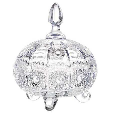 POTICHE VERSAILLES EM CRISTAL D18XA20CM