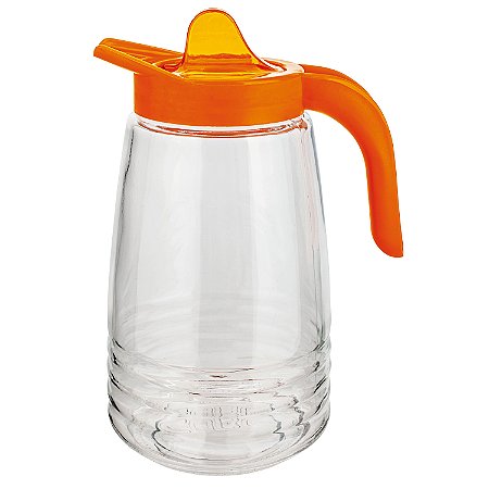 JARRA DE VIDRO PARA SUCO 1,5 L LARANJA