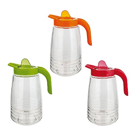 JARRA DE VIDRO PARA SUCO 1,5 L SORTIDA
