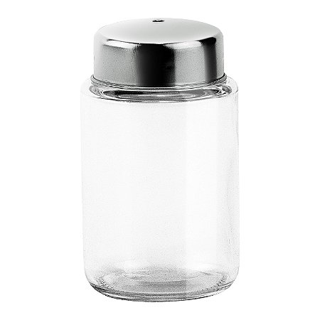 PALITEIRO DE VIDRO COM TAMPA INOX 6 PC.