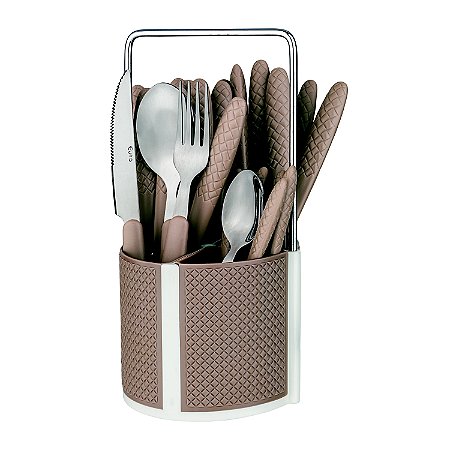 CJ. DE TALHERES VARANDA GOURMET DIAMOND 24 PC. FENDI