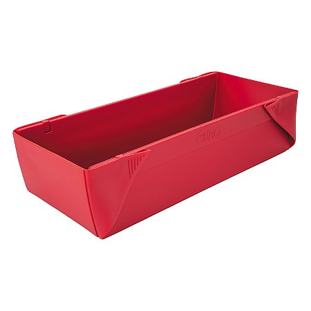 FORMA DE SILICONE DESMONTAVEL 28 X 13 CM VERMELHA