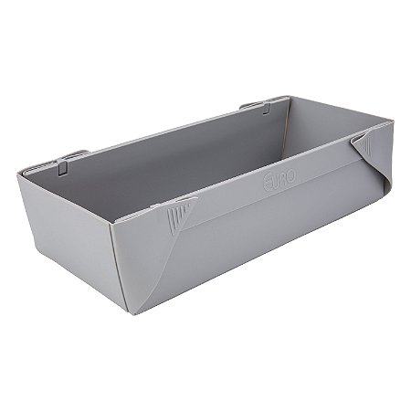 FORMA DE SILICONE DESMONTAVEL 28 X 13 CM CINZA