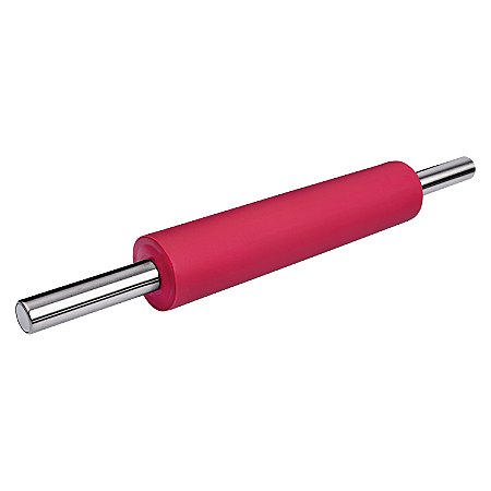 ROLO PARA MASSA DE SILICONE VERMELHO