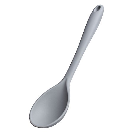 COLHER PARA ARROZ DE SILICONE CINZA