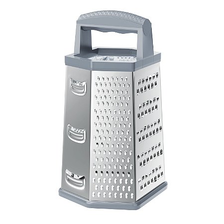 RALADOR 6 FACES 9'' CINZA