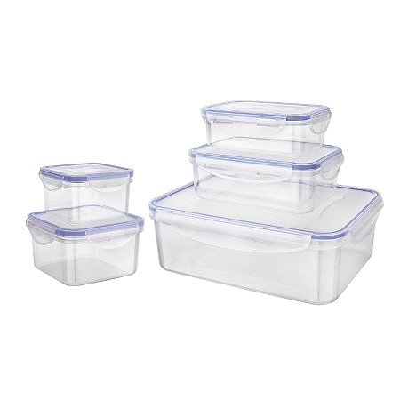 CJ. POTE HERMETICO 5 PC. AZUL