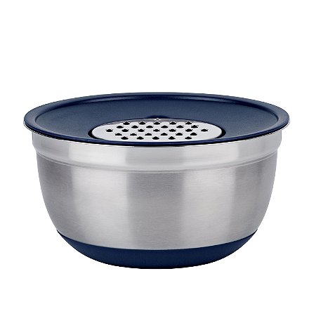 CJ. GERMAN BOWL INOX COM RALADOR 3 EM 1 AZUL