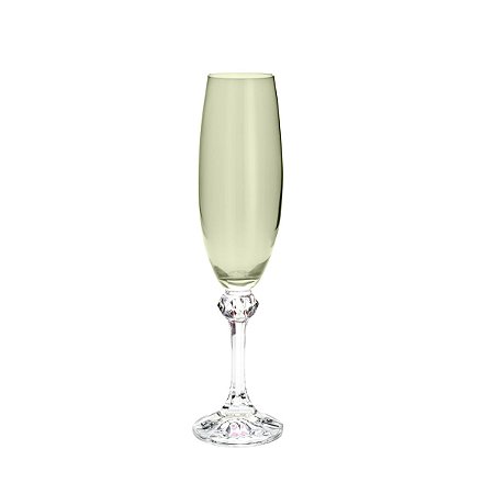 CJ 6 TAÇAS P/CHAMPAGNE DE CRISTAL ECOLÓGICO ELISA KALE 220ml