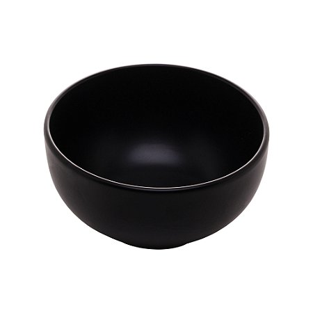 BOWL DE CERÂMICA CRONUS PRETO 14x7,5cm