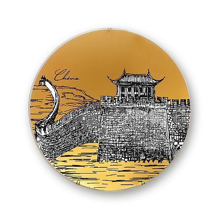 PRATO DE PAREDE CHINA