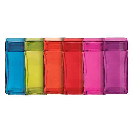 SALEIRO E PIMENTEIRO COLORS 120 ML 6 PC.