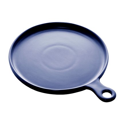 CJ 2 TRAVESSAS PORCELANA PRETO 26cm