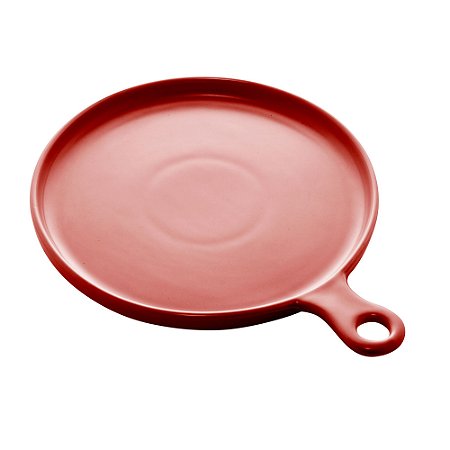 CJ 2 TRAVESSAS PORCELANA VERMELHO 26cm