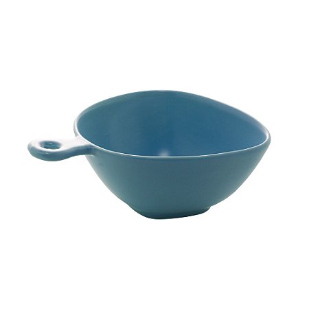 CJ 4 BOWLS PORCELANA AZUL ESCURO 14x12x6cm