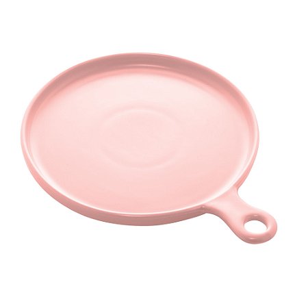 CJ 2 TRAVESSAS PORCELANA ROSA 26cm