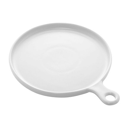 CJ 2 TRAVESSAS PORCELANA BRANCO 26cm