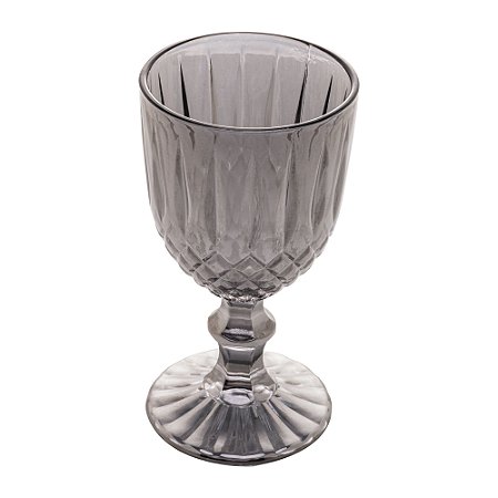 CJ 6 TAÇAS VIDRO P/VINHO IMPERIAL CINZA 245ml