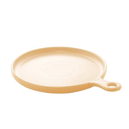 CJ 2 TRAVESSAS PORCELANA AMARELO 26cm
