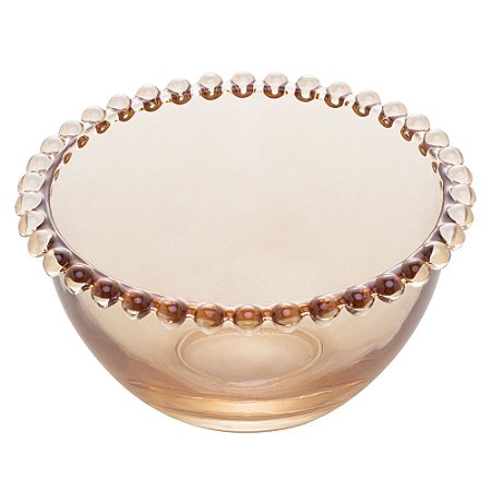CJ 4 BOWLS CRISTAL PEARL ÂMBAR 14x8cm