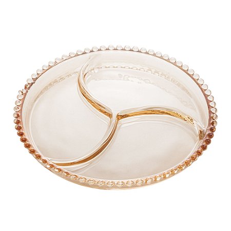 PETISQUEIRA CRISTAL PEARL ÂMBAR 24cm