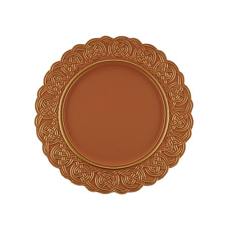 SOUSPLAT PLÁSTICO TERRACOTA 33cm